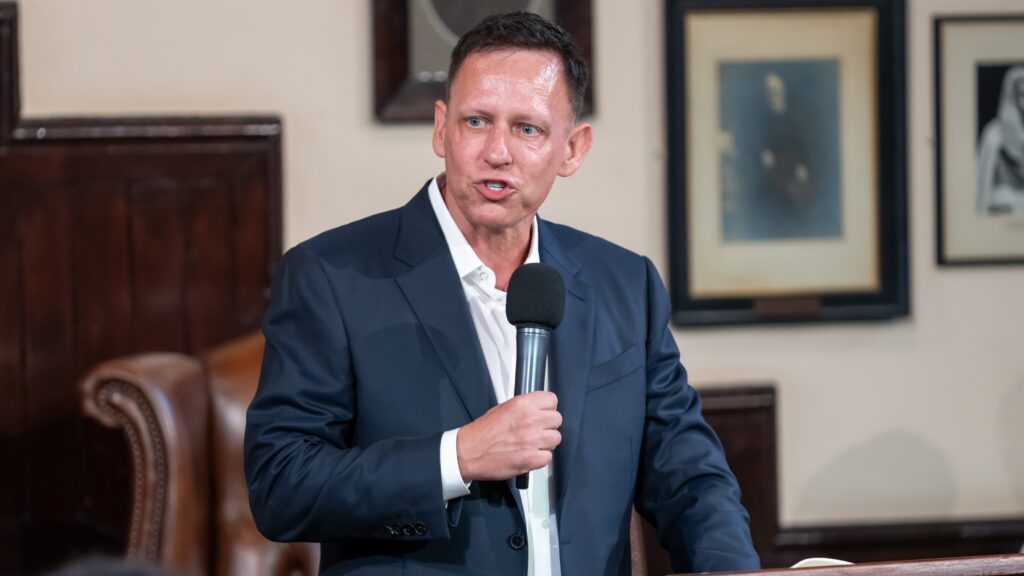 Peter Thiel Criticizes Trumps War With Iran Peter Thiel Criticizes Trumps War With Iran